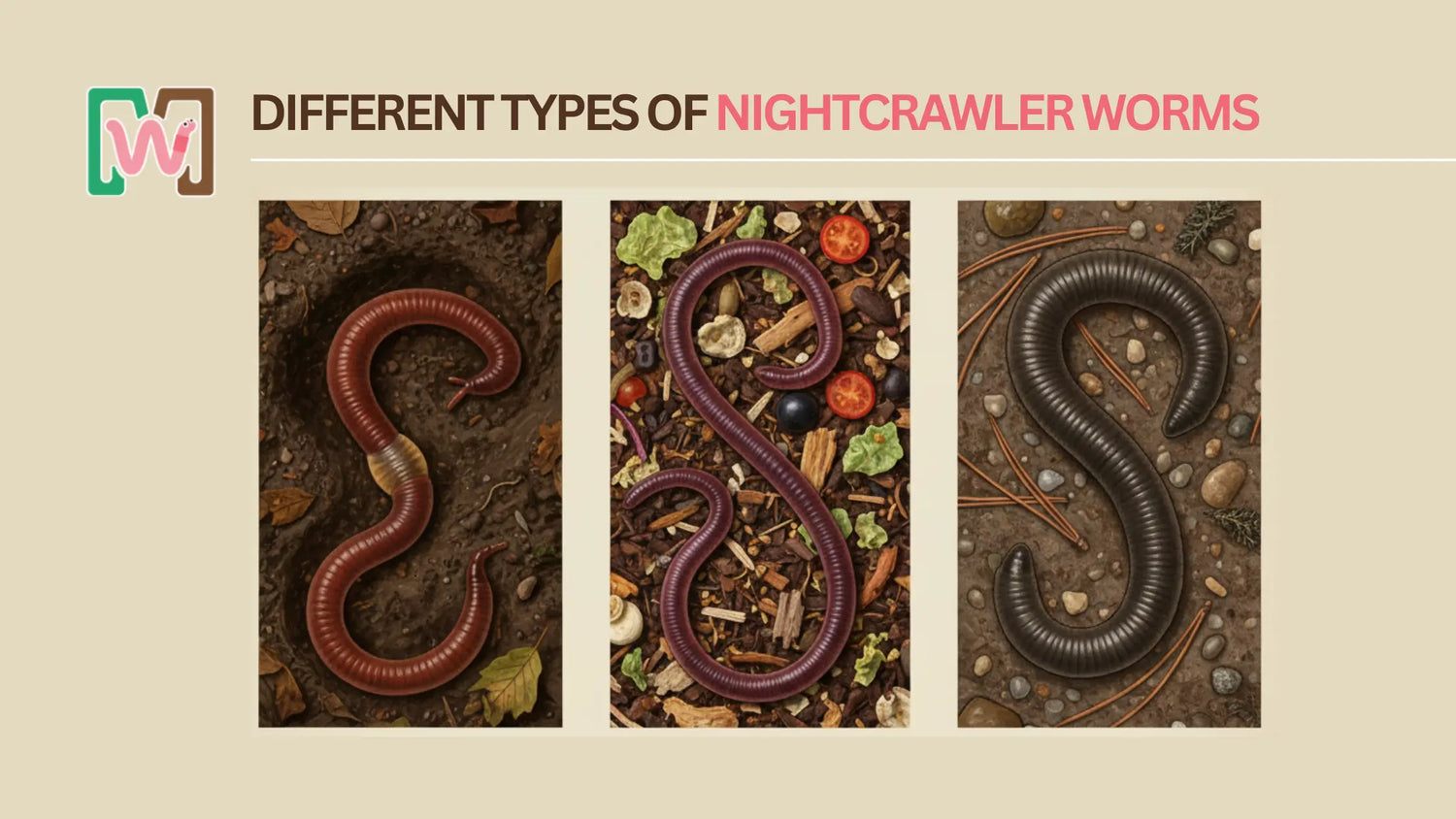 What Are The Different Types of Nightcrawler Worms?
