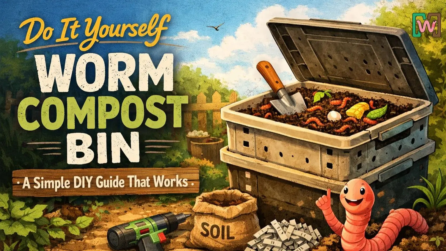 Do It Yourself Worm Compost Bin: A Simple DIY Guide That Works