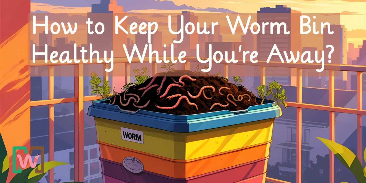 How to Keep Your Worm Bin Healthy While You’re Away