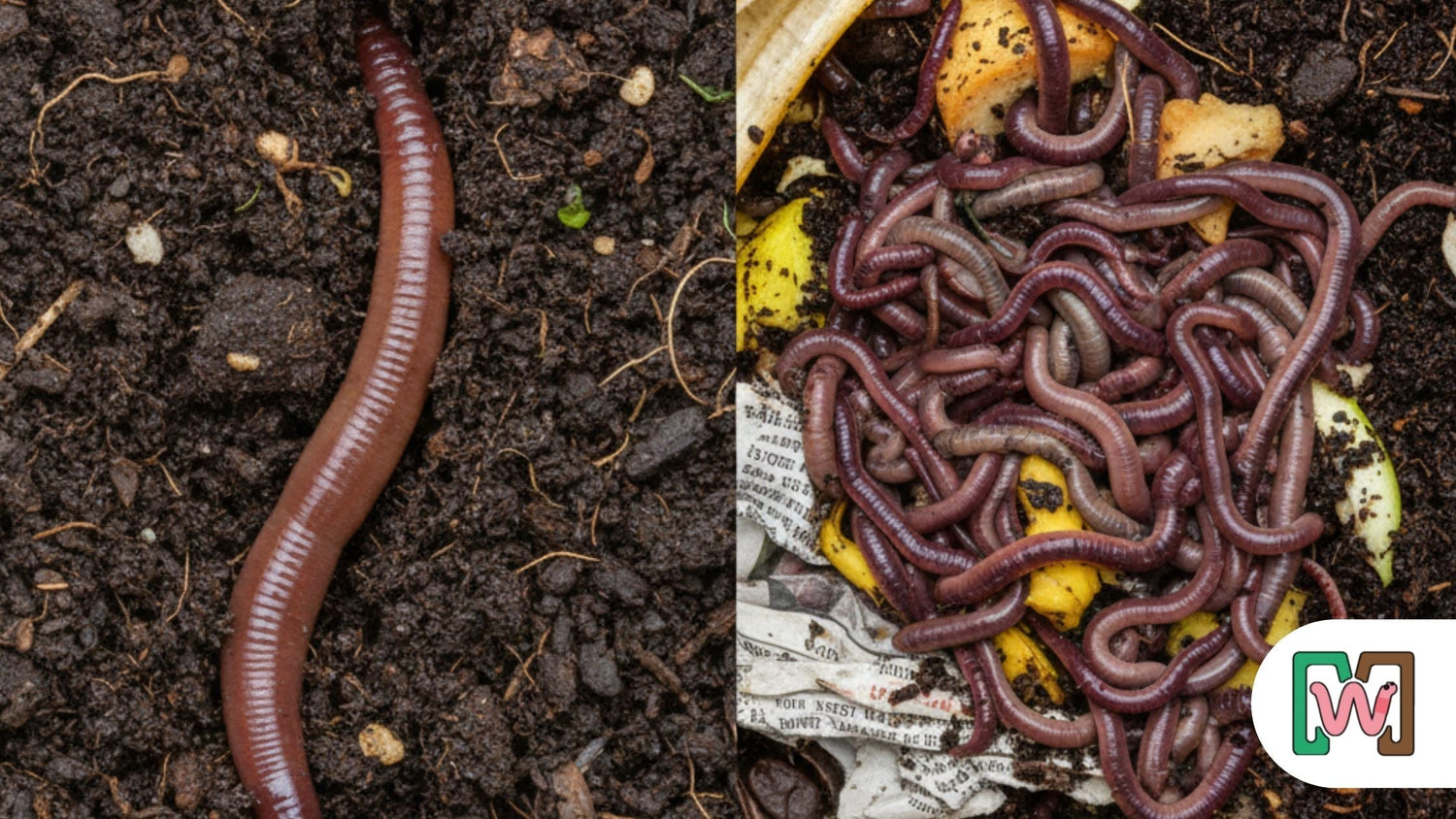 The Difference Between an Earthworm & Compost Worm