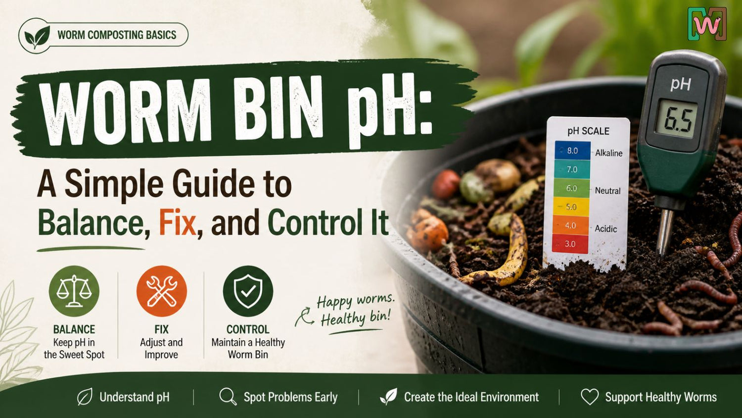 Worm Bin pH