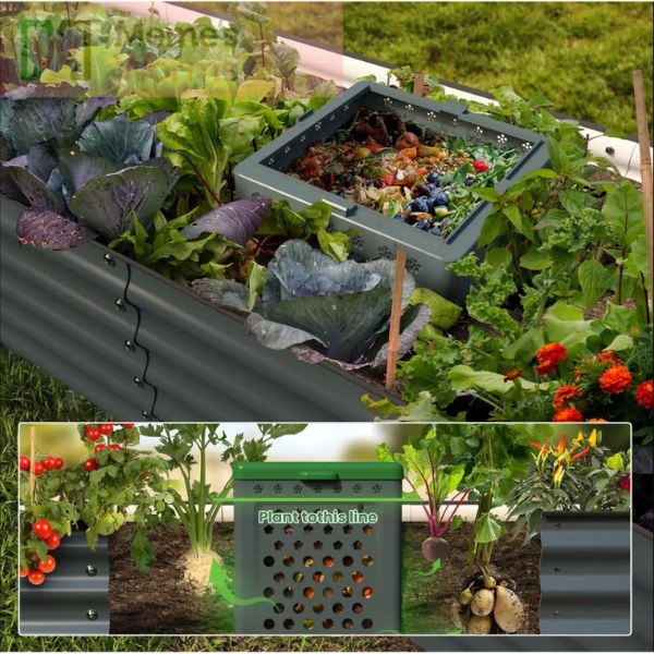 Contenedor de lombricomposta para jardín OLLE