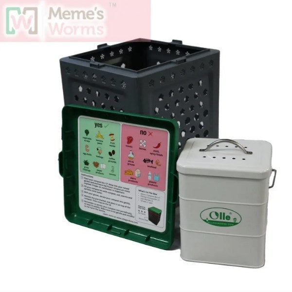 Contenedor de lombricomposta para jardín OLLE