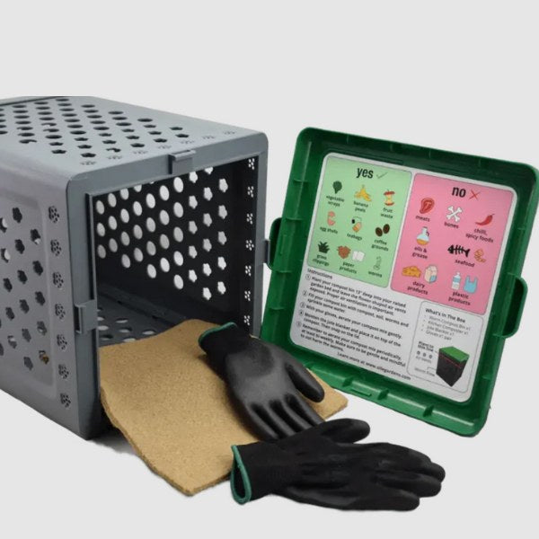 Contenedor de lombricomposta para jardín OLLE