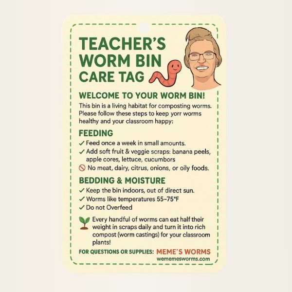 Lombricompostera para docentes: kit de compostaje para el aula con vermifusión