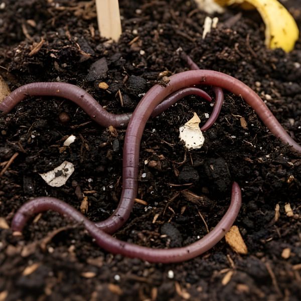 Red Wiggler Composting Worms – Eisenia Andrei for Vermicomposting, Soil Health, and Organic Gardening
