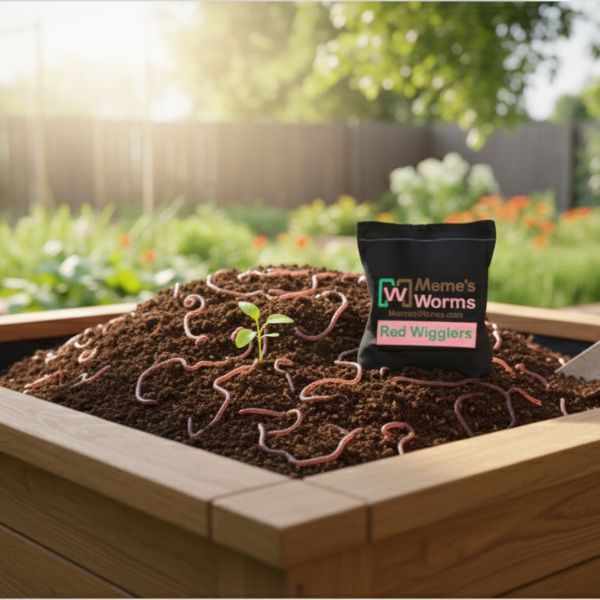 A granel: Lombrices de compostaje Pure Red Wigglers