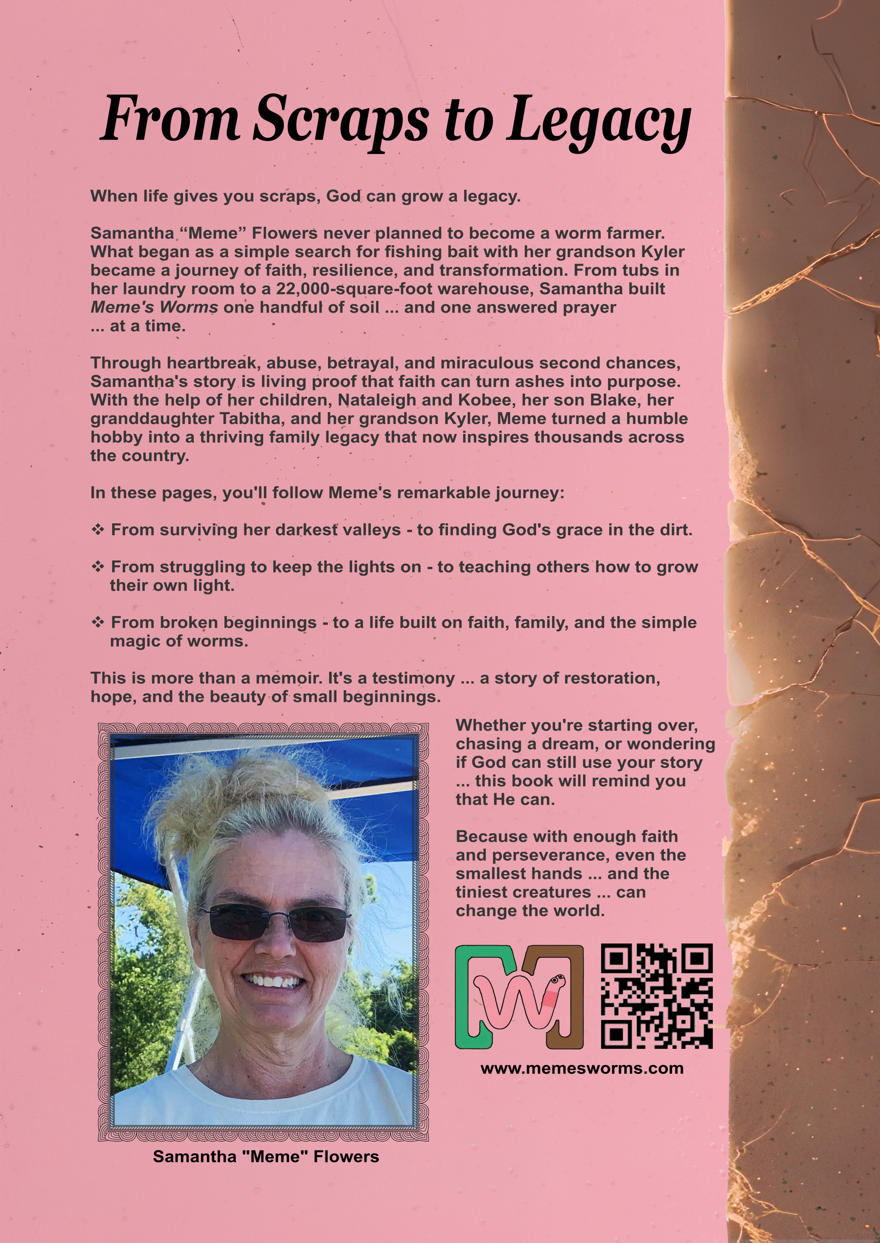 From Scraps to Legacy: The Story of Samantha the Heart Behind Meme’s Worms