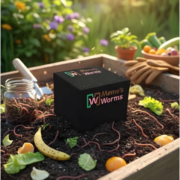 memes worms box on worm bin