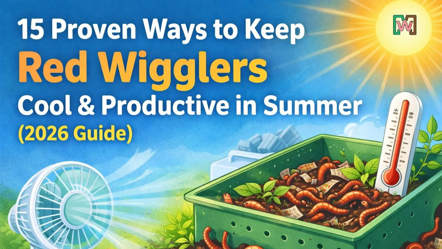 15 Proven Ways to Keep Red Wigglers Cool & Productive in Summer (2026