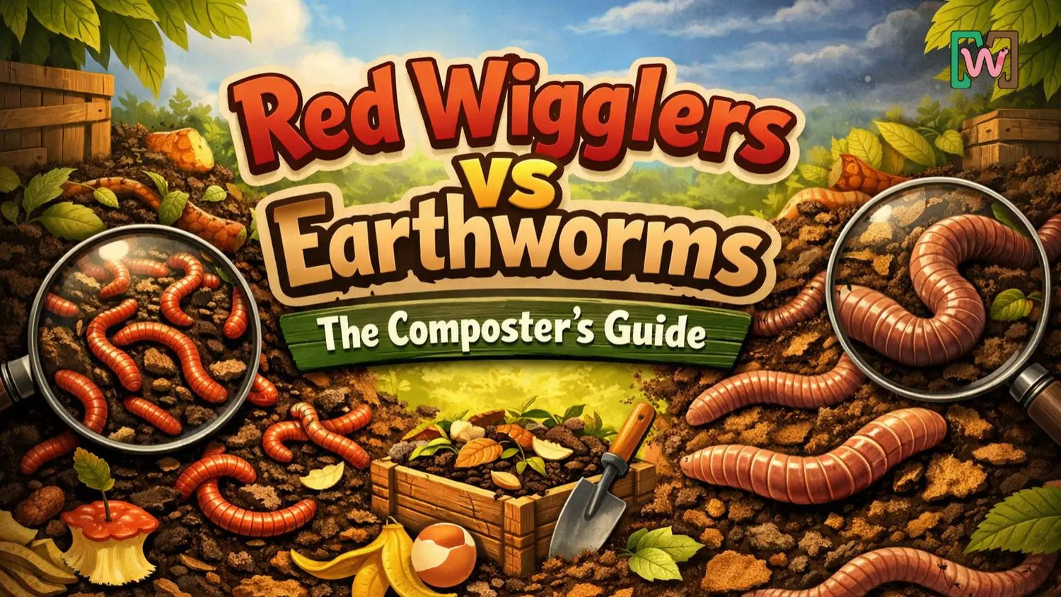 Red Wigglers vs Earthworms: The Composter's Guide