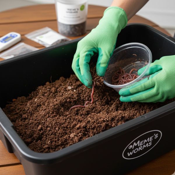 Kit de inicio para contenedor de lombrices