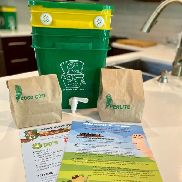 Kit de compostaje para interiores Worm Bucket™