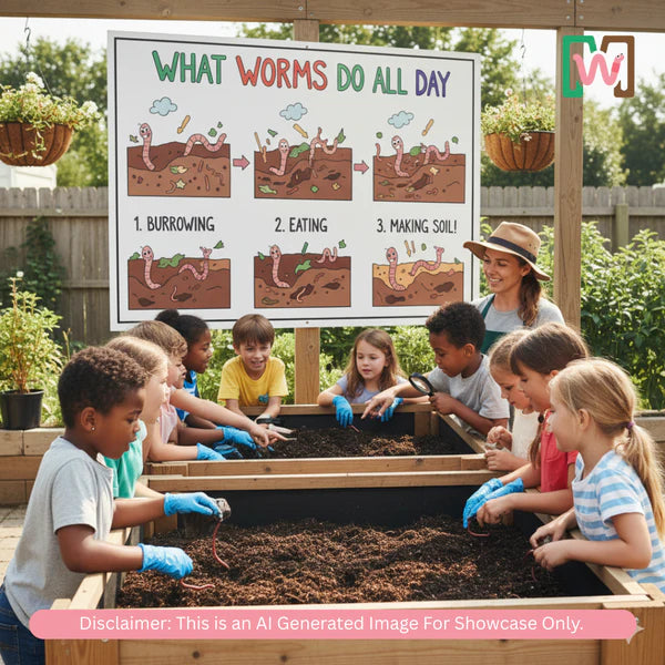 Meme's Worms Student Farming Tour