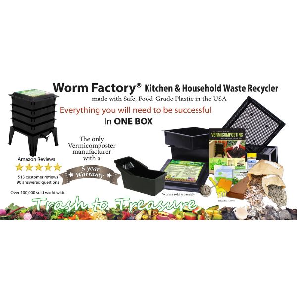 Unidad de 4 bandejas Worm Factory 360