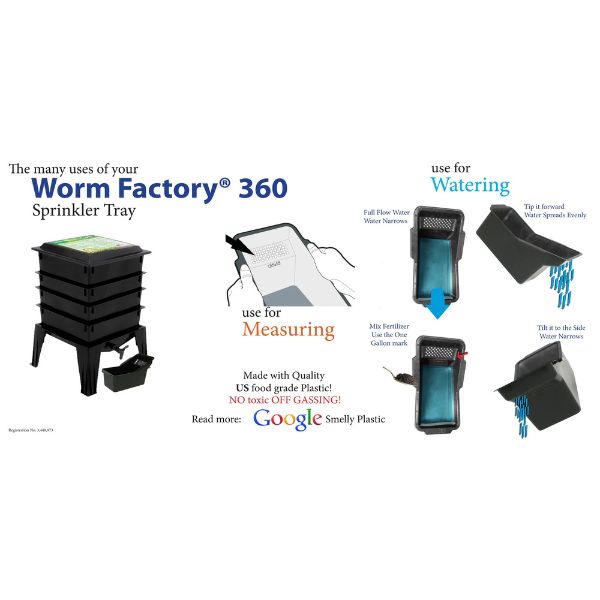 Unidad de 4 bandejas Worm Factory 360
