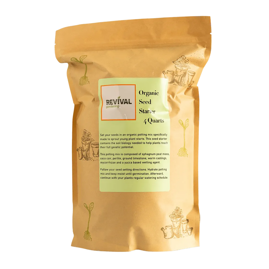 plant seeds in potting mix Seed Starter Potting Mix