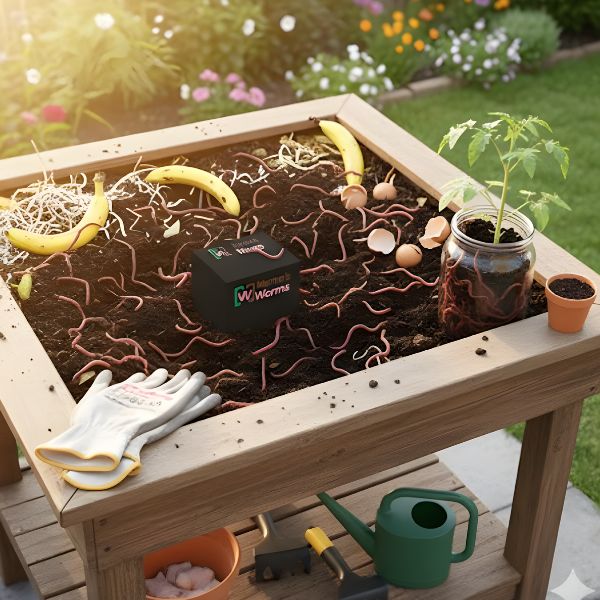 Bulk: Eisenia Andrei - Red Wiggler Composting Worms For Composting