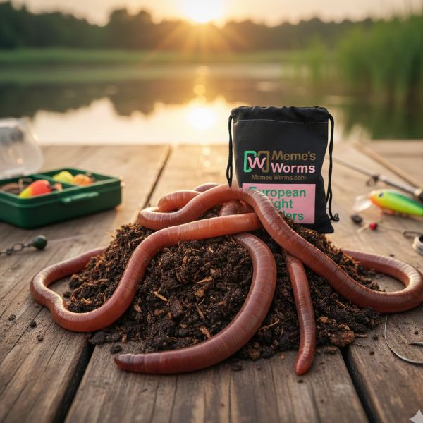 Fishing Bait - European Nightcrawlers