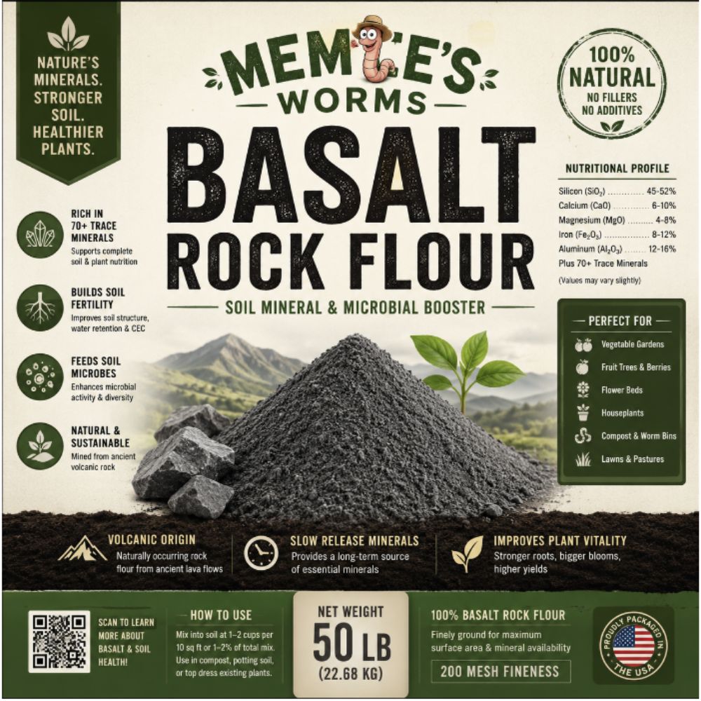 Basalt Rock Flour