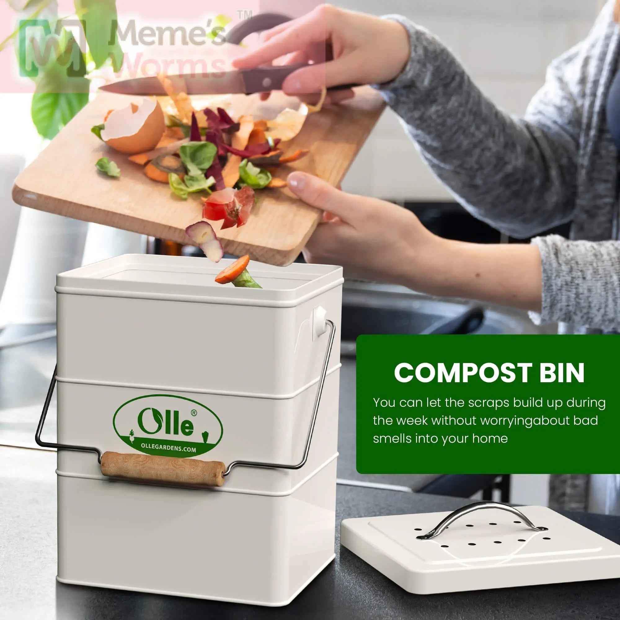 OLLE Garden In-ground Worm Compost Bin Ollegardens