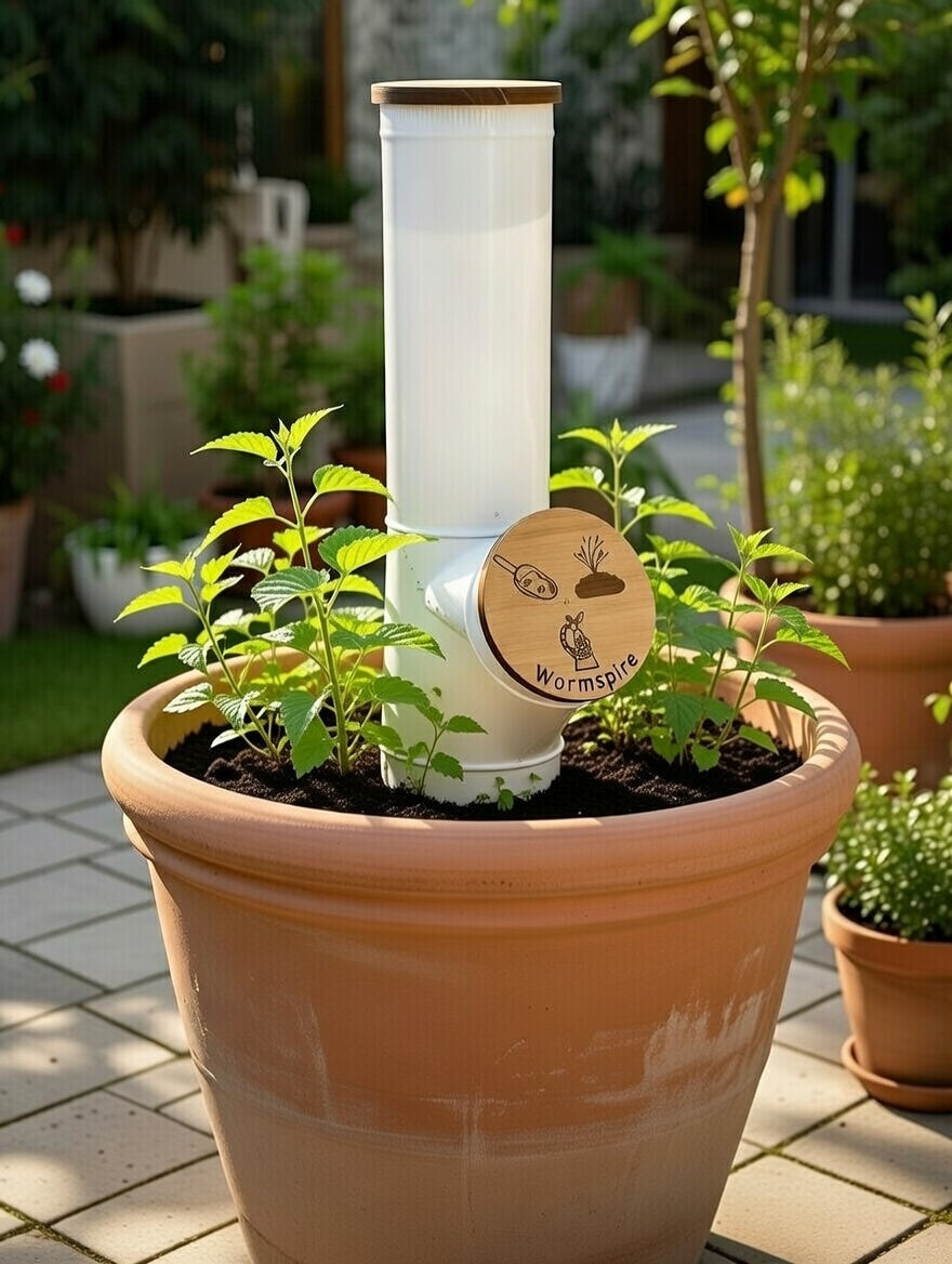Wormspire™ Composting Tower - Medium - 4Gal - for 1-2 People