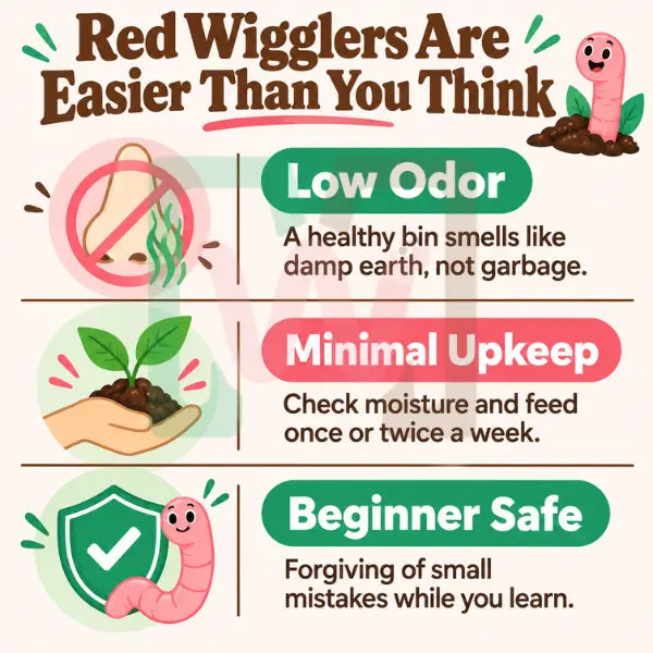 Red wigglers are easier than you think