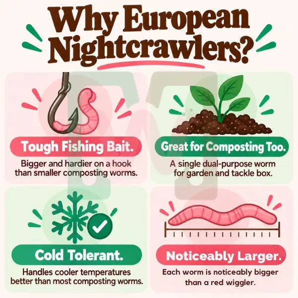 Why European Nightcrawlers